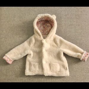 Baby Gap Girls Cozy Jacket Size 18-24 Months.